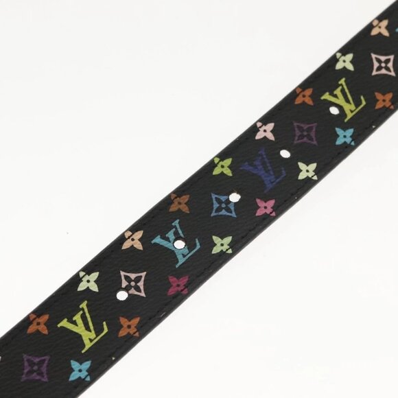 LOUIS VUITTON Multicolor Ceinture LV Cut Belt Black M6890 LV Auth 142353V - Picture 12 of 16